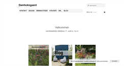 Desktop Screenshot of damholmgaard.dk