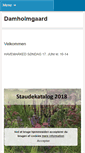 Mobile Screenshot of damholmgaard.dk